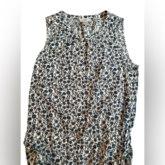 Ann Taylor Loft Floral Romper Womens Size 6 - Picture 6 of 12